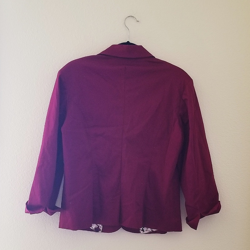 CHICO'S red sports blazer - Picture 3 of 3